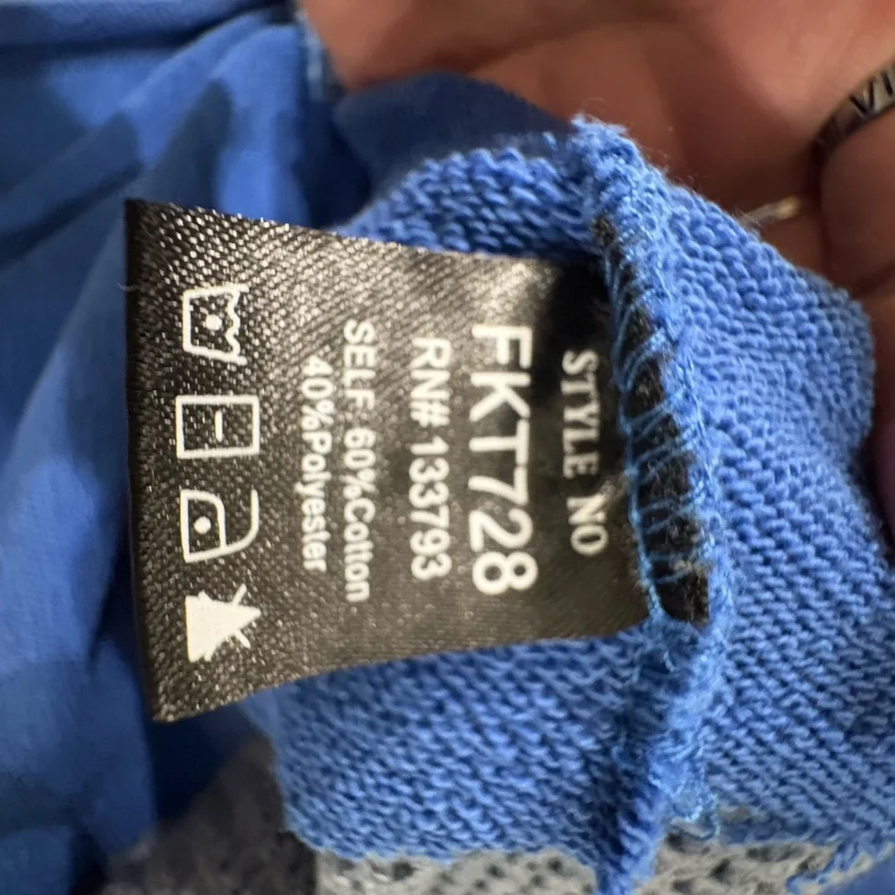 POL Blue Ruffle Sweatshirt - Picture 5 of 5